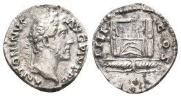 ANTONINUS PIUS, 138-161 AD. AR, Denarius. Rome. 3.40 g. 18 mm.