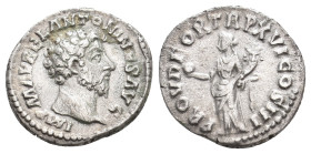 MARCUS AURELIUS, 161-180 AD. AR, Denarius. Rome. 3.32 g. 18.20 mm.