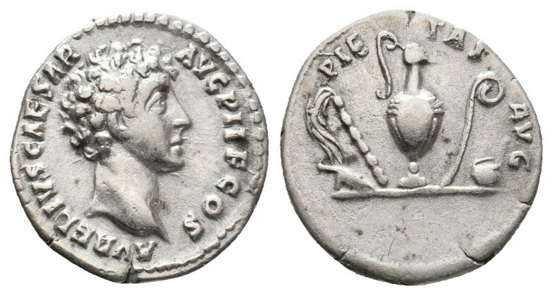 MARCUS AURELIUS, 161-180 AD. AR, Denarius. Rome. 3.11 g. 17.60 mm.