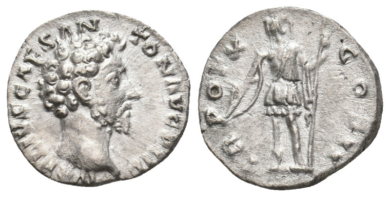 MARCUS AURELIUS, 161-180 AD. AR, Denarius. Rome. 3.12 g. 17.30 mm.