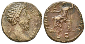 MARCUS AURELIUS, 161-180 AD. Dupondius. Rome. 9.96 g. 23.60 mm.