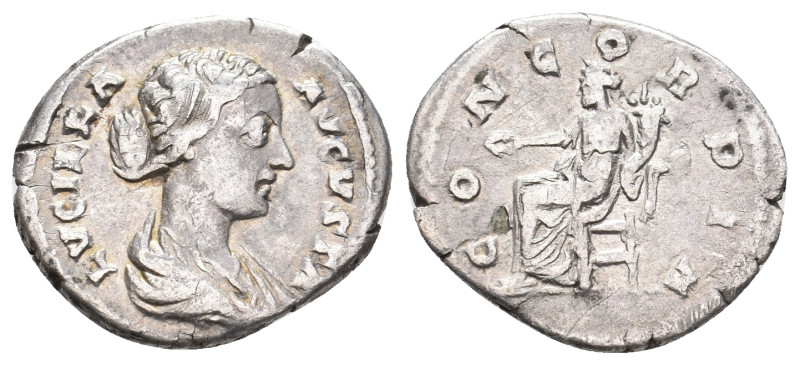 LUCILLA Augusta, 164-182 AD. AR, Denarius. Rome. 2.88 g. 19.50 mm.