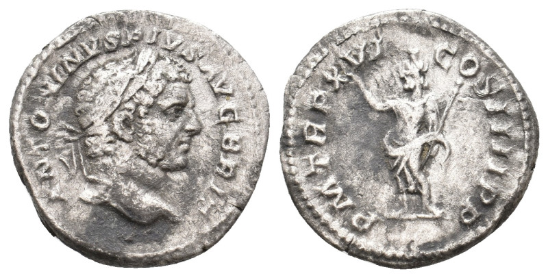 CARACALLA, 197-217 AD. AR, Denarius. Rome. 2.94 g. 18.90 mm.