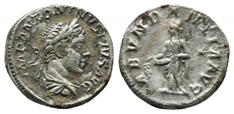 ELAGABALUS, 218-222 AD. AR, Denarius. Rome. 3.86 g. 17.54 mm.