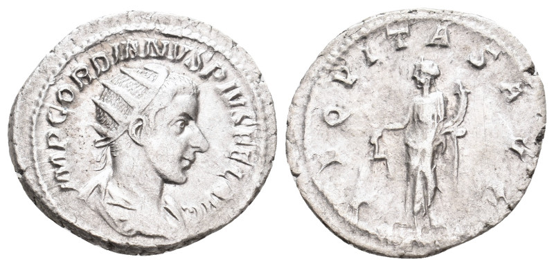 GORDIAN III, 238-244 AD. AR, Antoninianus. Rome. 2.99 g. 23 mm.