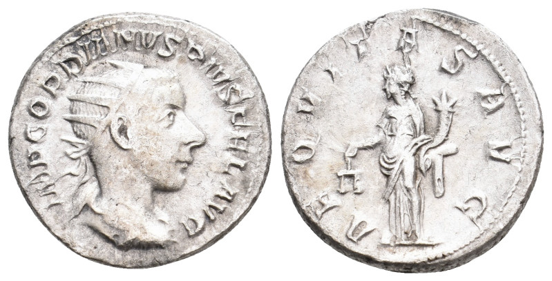 GORDIAN III, 238-244 AD. AR, Antoninianus. Rome. 4.13 g. 21.60 mm.