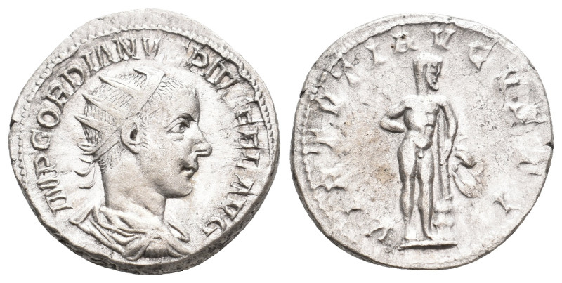 GORDIAN III, 238-244 AD. AR, Antoninianus. Rome. 4.29 g. 21.20 mm.