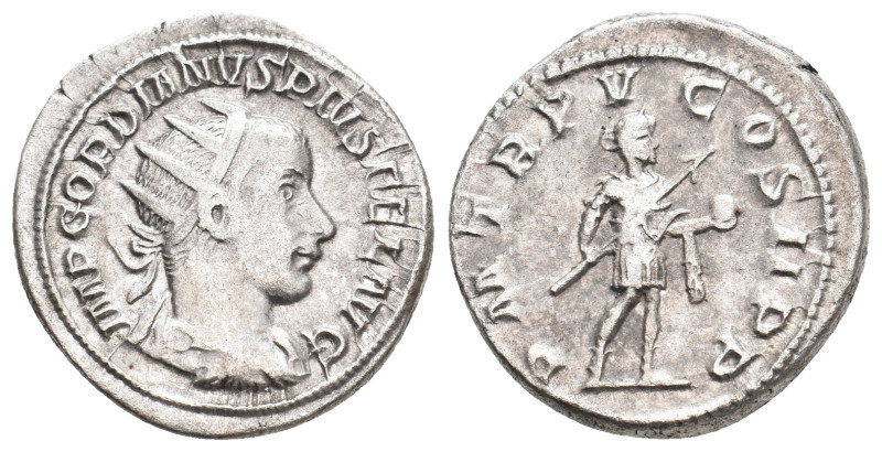 GORDIAN III, 238-244 AD. AR, Antoninianus. Rome. 4.44 g. 22.60 mm.