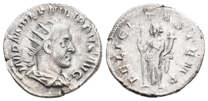 PHILIP I 'THE ARAB', 244–249 AD. AR, Antoninianus. Rome. 3 g. 22 mm.