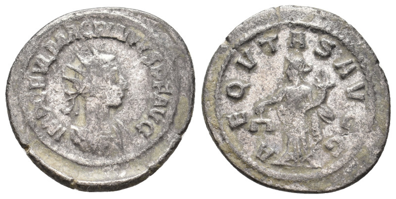 MACRIANUS Usurper, 260-261 AD. AR, Antoninianus. Samosata. 3.54 g. 23.80 mm.