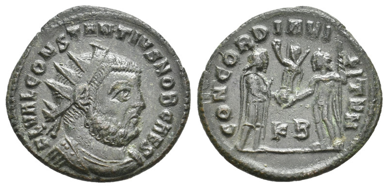 CONSTANTIUS I Caesar, 293-305 AD. Radiatus. Cyzicus. 3.03 g. 21.30 mm.