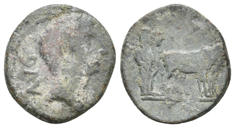 MACEDON, Uncertain (Philippi?). Augustus, 27 BC-14 AD. AE. 3.91 g. 20.60 mm.