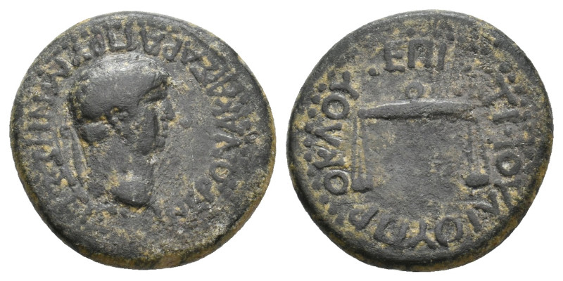 BITHYNIA, Nicaea? Nero, 54-68 AD. AE. 3.91 g. 18.60 mm.