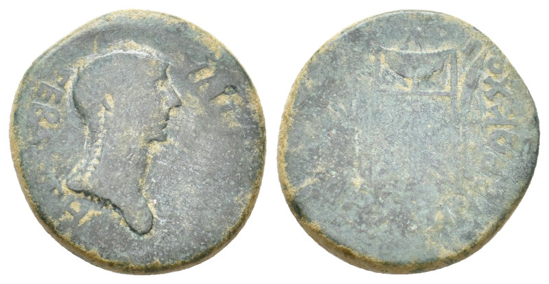 PHRYGIA, Philomelium. Agrippina Junior Augusta, 50-59 AD. AE, Diassarion. 10.23 ...