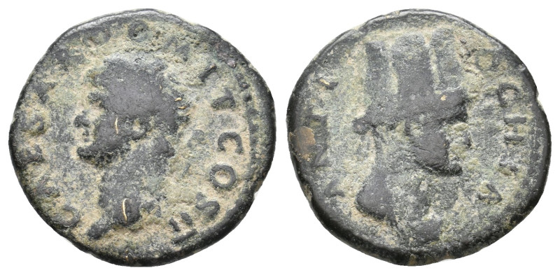 SELEUCIS & PIERIA, Antioch. Domitian Caesar, 69-81 AD. AE, Semis. 4.29 g. 20.90 ...