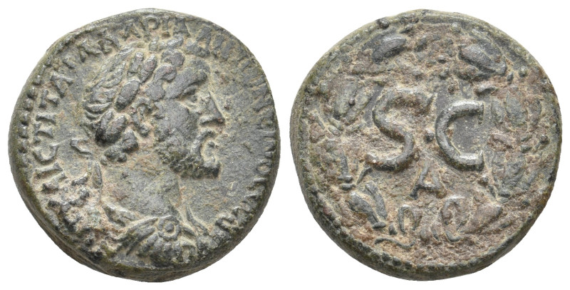 SELEUCIS & PIERIA, Antioch. Antoninus Pius, 138-161 AD. AE. 11.07 g. 22.20 mm.