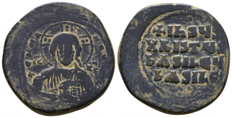 Anonymous Folles. Class A2. Attributed to BASIL II & CONSTANTINE VIII, 976-1025 ...