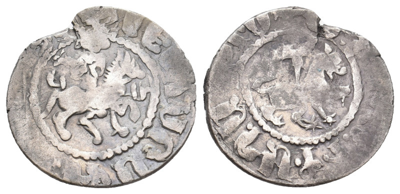 Armenia, Cilician Armenia. Royal. OSHIN. 1308-1320. AR, Takvorin. 2.40 g. 20 mm.