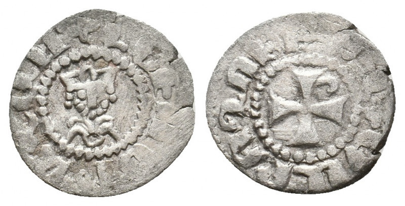 Armenia, Cilician Armenia. Royal. LEVON V, 1374-1393 AD. BI, Denier. 0.66 g. 13....