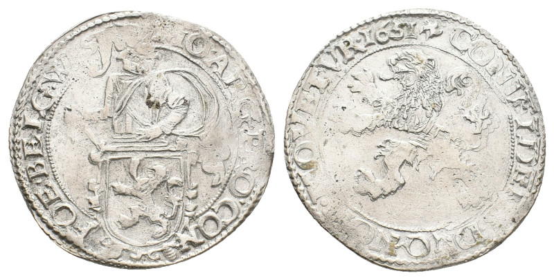 Netherlands. West Friesland. Leeuwendaalder or Lion Daalder. AR, 1651. 27.11 g. ...