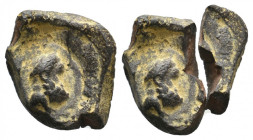 Roman Tessera. 1.27 g. 14.30 mm.