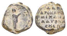 Byzantine Seal. 3.05 g. 15 mm.