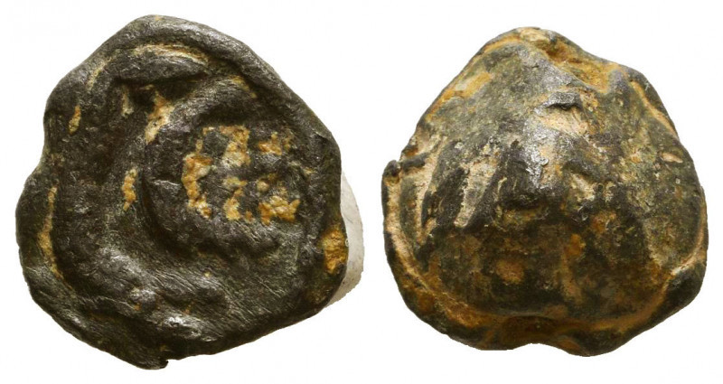 Byzantine Seal. 3.7 g. 12.80 mm.