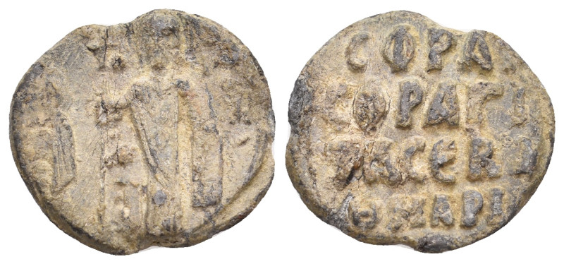 Byzantine Seal. 4.09 g. 19 mm.