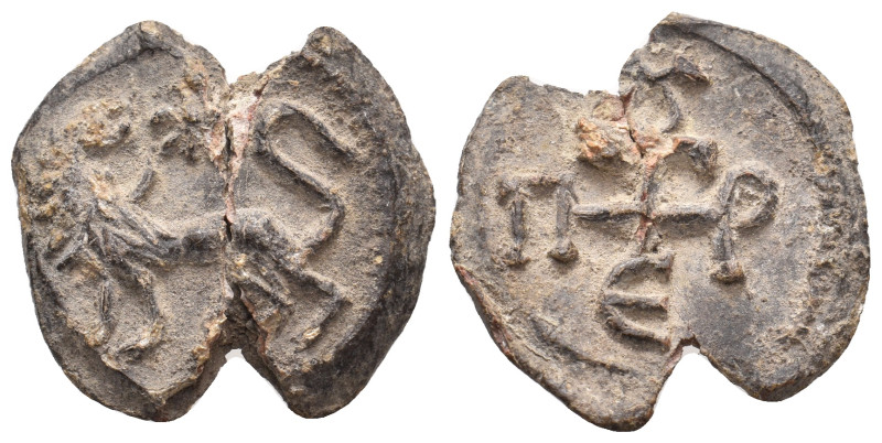 Byzantine Seal. 9.28 g. 23.40 mm.