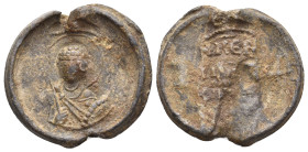 Byzantine Seal. 9.28 g. 25 mm.
