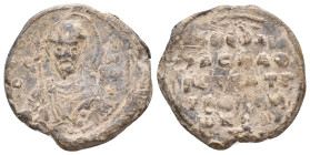 Byzantine Seal. 10.73 g. 24.10 mm.