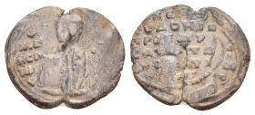 Byzantine Seal. 10.87 g. 28.80 mm.
