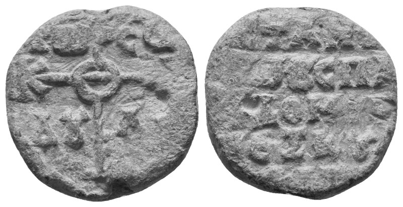 Byzantine Seal. 11.82 g. 21.90 mm.