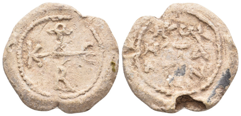 Byzantine Seal. 24.71 g. 30.30 mm.