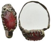 ANCIENT BYZANTINE BRONZE RING (4TH-15TH CENTURY AD.)
Condition : See picture. No return.
Weight : 1.87 g.