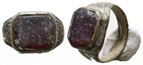 ANCIENT OTTOMAN SILVER RING (15TH-19TH CENTURY AD.)
Condition : See picture. No return.
Weight : 2.4 g.
Diameter: 25.20 mm.