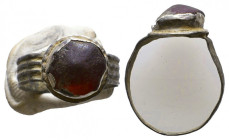 ANCIENT OTTOMAN SILVER RING (15TH-19TH CENTURY AD.)
Condition : See picture. No return.
Weight : 2.4 g.
Diameter: 25 mm
