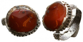 ANCIENT OTTOMAN SILVER RING (15TH-19TH CENTURY AD.)
Condition : See picture. No return.
Weight : 2.9 g.
Diameter: 24 mm.
