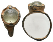 ANCIENT BYZANTINE BRONZE RING (4TH-15TH CENTURY AD.)
Condition : See picture. No return.
Weight : 2.68 g.