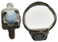 ANCIENT BYZANTINE BRONZE RING (4TH-15TH CENTURY AD.)
Condition : See picture. No return.
Weight : 3.94 g.
Diameter: 23.75 mm.