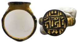 ANCIENT OTTOMAN BRONZE RING (15TH-19TH CENTURY AD.)
Condition : See picture. No return.
Weight : 7.2 g.
Diameter: 25 mm.