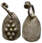 ANCIENT BYZANTINE SILVER NECKLACE (11TH-15TH CENTURY AD.)
Condition : See picture. No return
Weight : 3.1 g.
Diameter: 27 mm