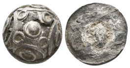 ANCIENT BYZANTINE SILVER NECKLACE ORNAMENT (11TH-15TH CENTURY AD.)
Condition : See picture. No return
Weight : 4.93 g.
Diameter: 16.20 mm