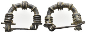 ANCIENT GREEK BRONZE FIBULA (4TH-1ST CENTURY BC.)
Condition : See picture. No return.
Weight : 17.60 g
Diameter: 40.70 mm