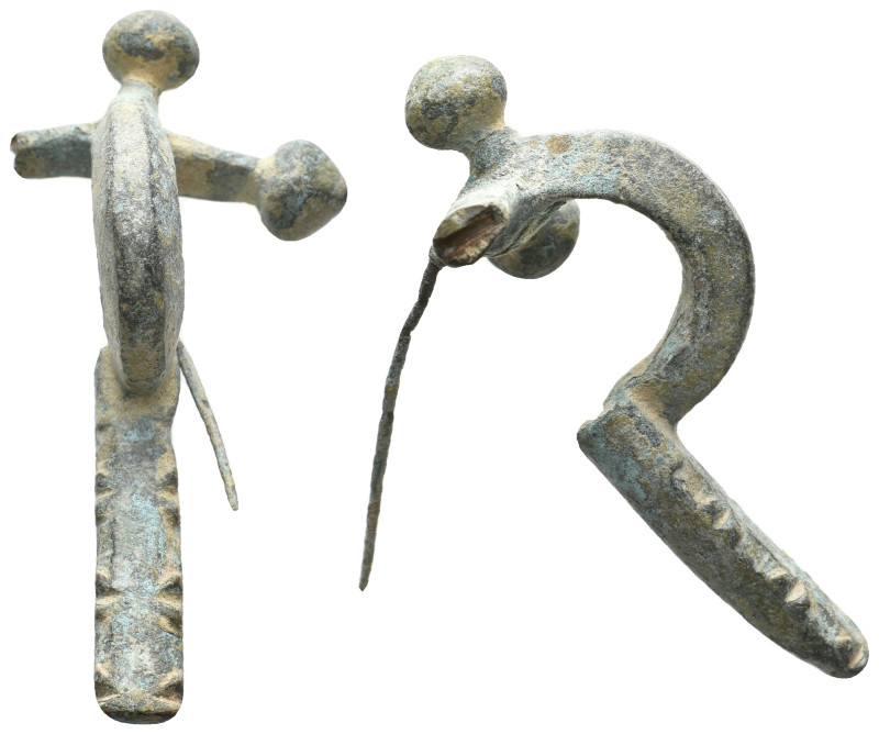 ANCIENT ROMAN BRONZE FIBULA (CIRCA 1ST - 3RD CENTURY A.D)
Condition : See pictu...