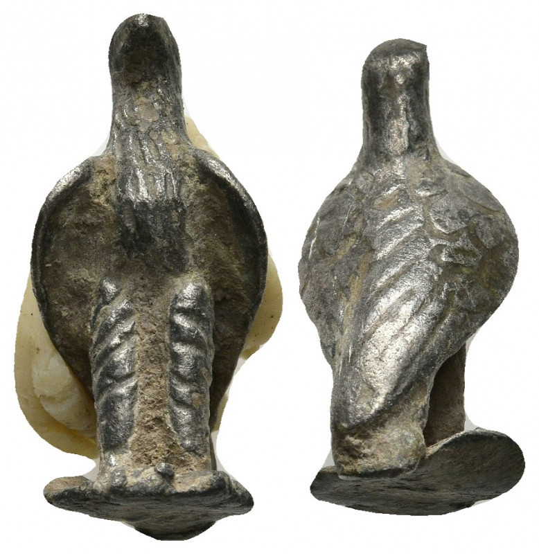 ANCIENT ROMAN SILVER EAGLE FIGURINE (1ST-5TH CENTURY AD)
Condition : See pictur...