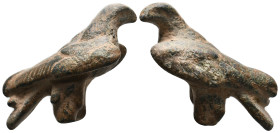 ANCIENT ROMAN BRONZE EAGLE FIGURINE (1ST-5TH CENTURY AD)
Condition : See picture. No return.
Weight : 37.55 g.
Diameter: 48 mm.