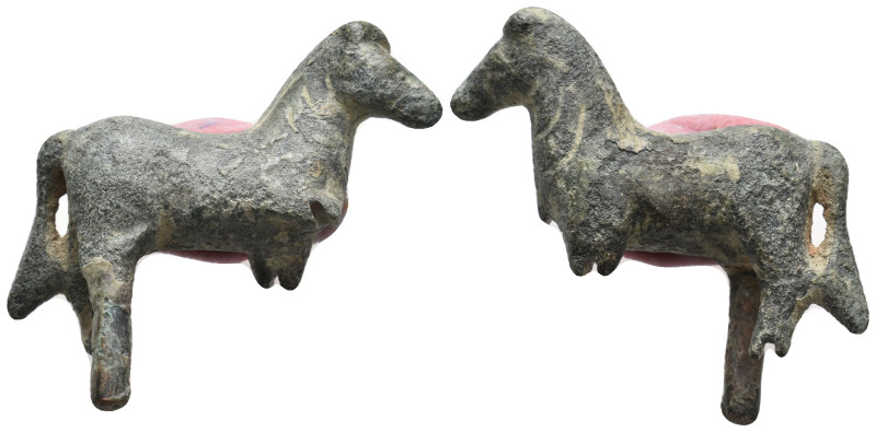 ANCIENT ROMAN BRONZE HORSE FIGURINE (1ST-5TH CENTURY AD)
Condition : See pictur...