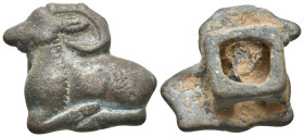 ANCIENT ROMAN BRONZE GOAT APPLIQUE (1ST-3RD CENTURY AD.)
Condition : See picture. No return.
Weight : 25.82 g
Diameter: 36.20 mm