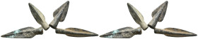 4 ANCIENT GREEK BRONZE ARROWHEAD.(CIRCA 3RD-1ST BC).
Condition : See picture. No return.